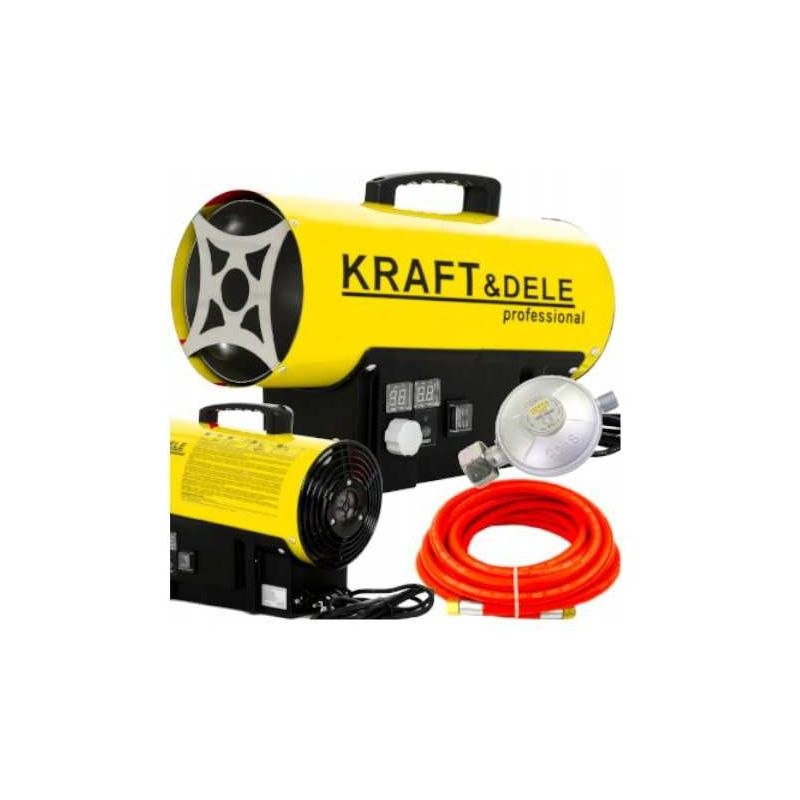 Kraft&Dele plynový ohřívač KD11700 s termostatem a regulátorem tlaku - 25 kW