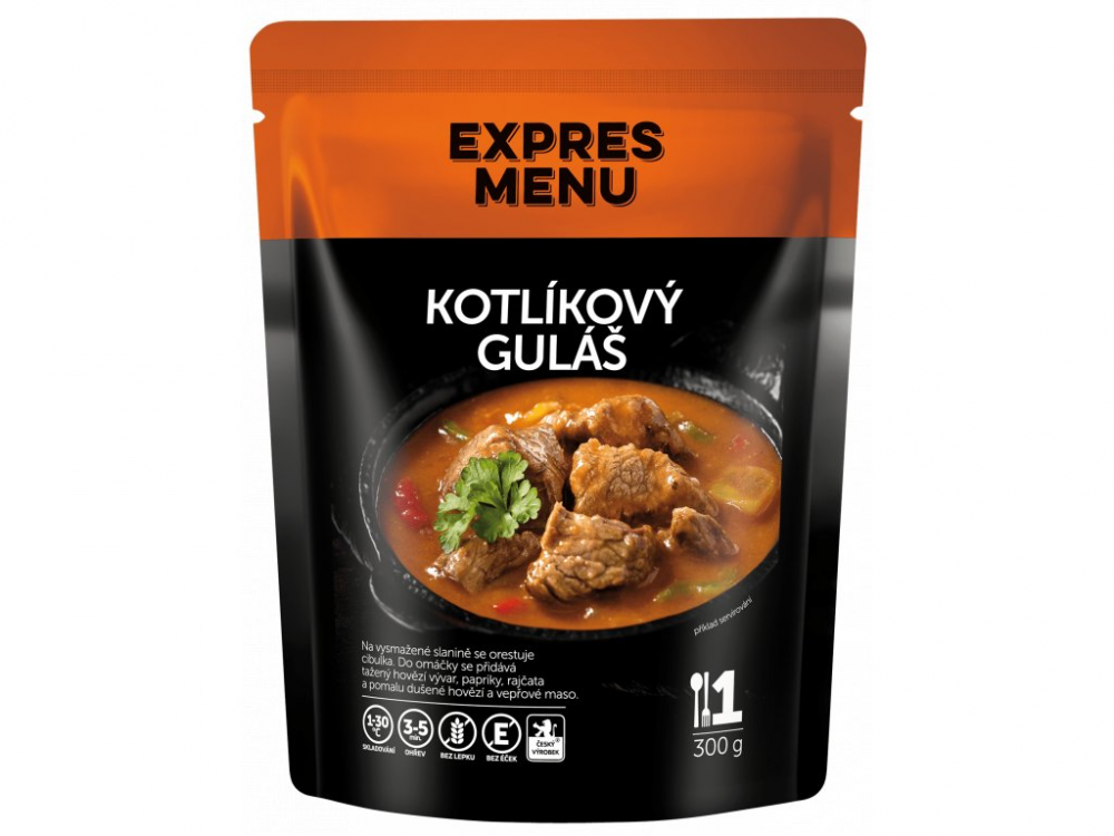 Expres Menu Kotlíkový guláš 1 porce 300g