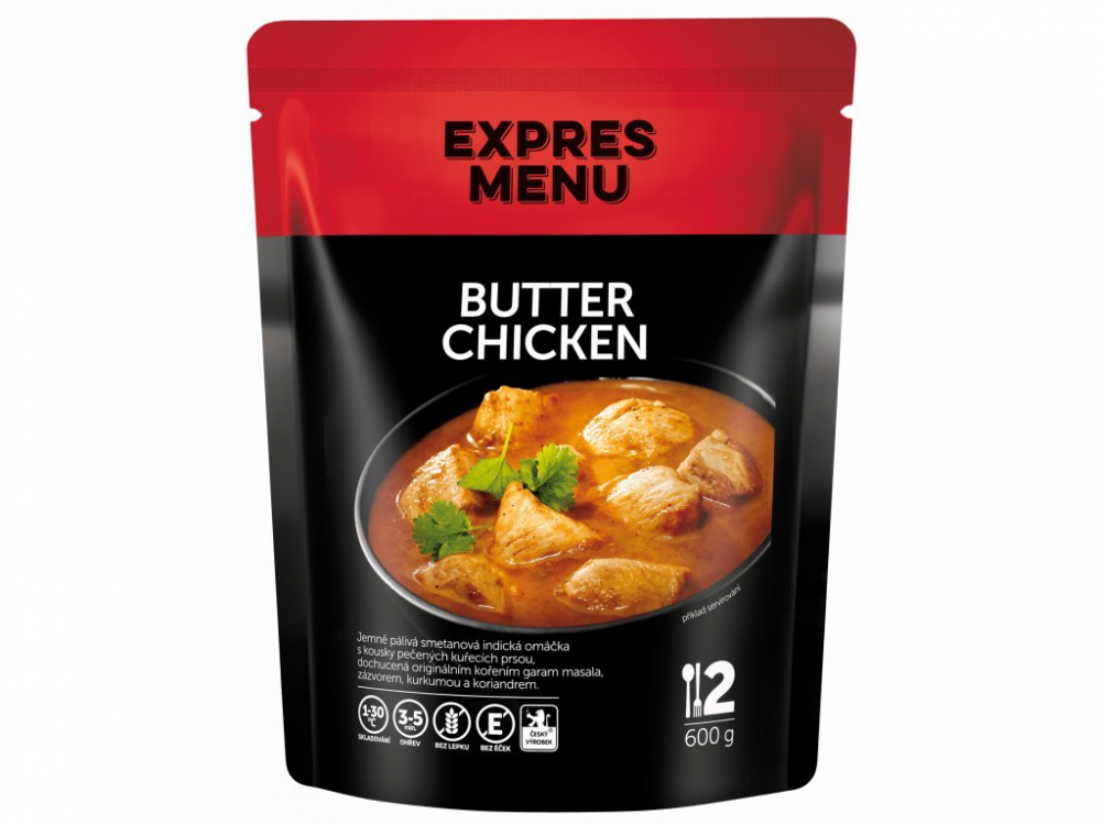 Expres Menu Butter chicken s basmati rýží 1 porce 500g