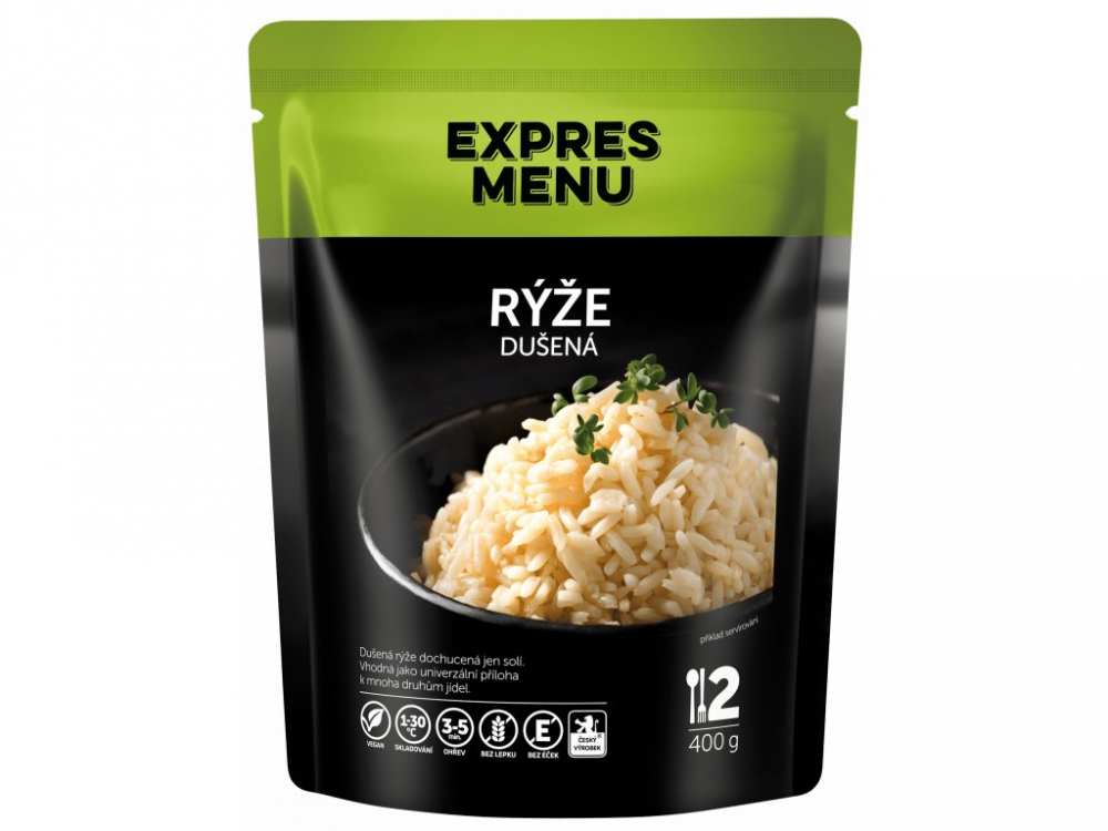 Expres Menu Dušená rýže 2 porce 400g